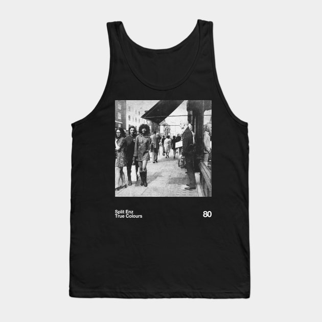 Split Enz - True Colours || Pantone Vintage 80s Tank Top by solutesoltey